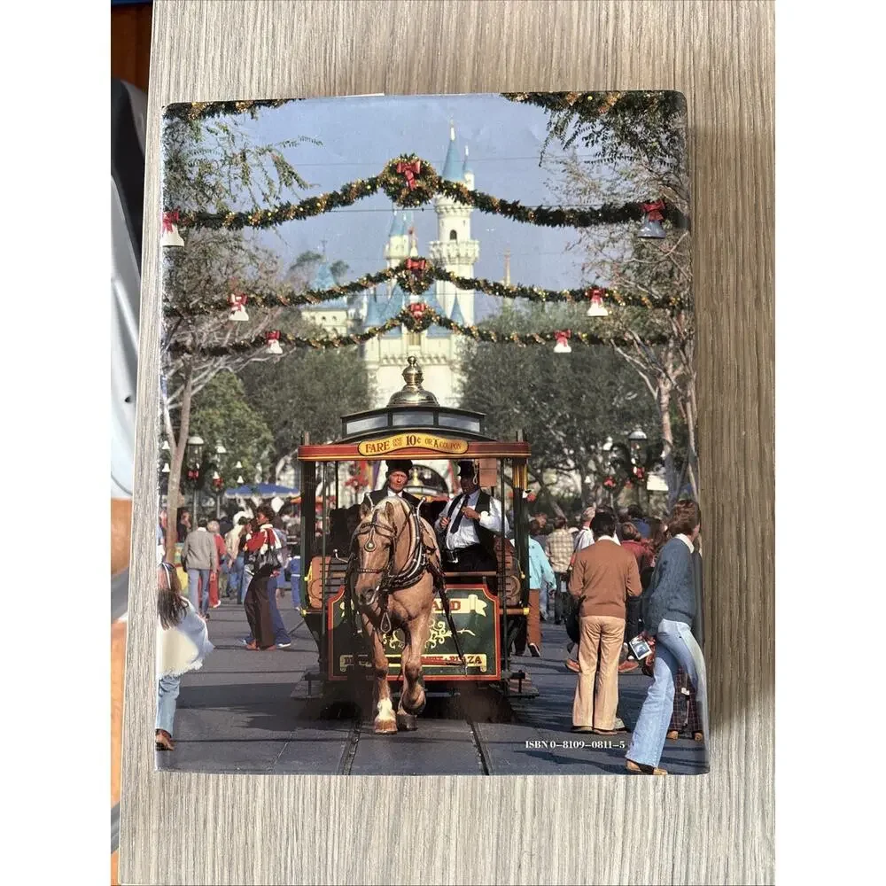 Disneyland Inside Story Randy Bright 1987 Hardcover Book w/ Dust Jacket Disney